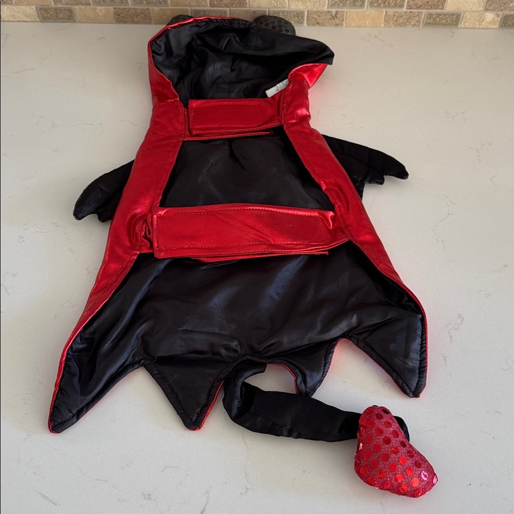 Halloween Red Devil Costume for Dog Size: M ✨ NEW ✨ - Picture 3 of 6